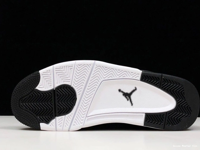 Gold-White 4 Black Jordan Air 308497-032 Royalty Metallic 0707